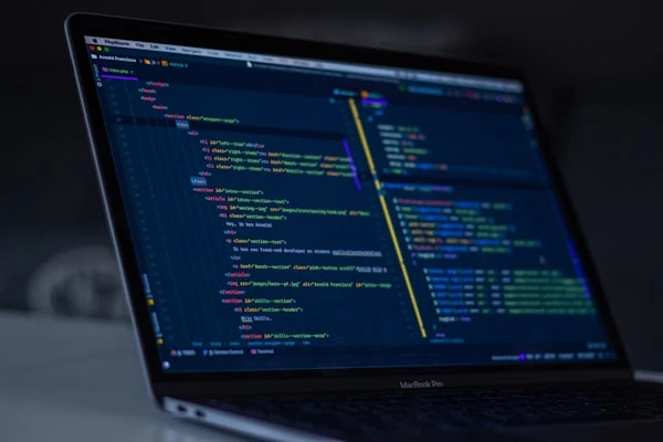 Clean code displayed on a modern monitor